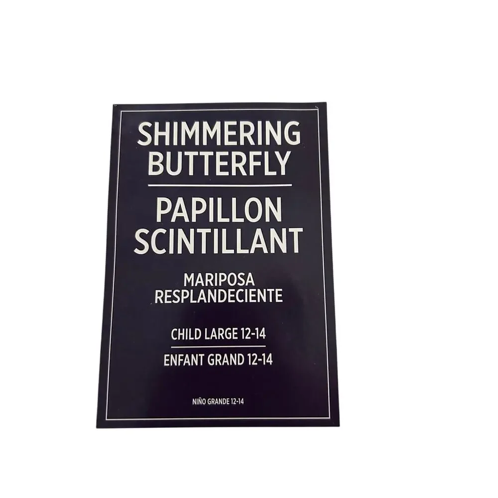 SHIMMERING BUTTERFLY COSTUME SIZE 12-14